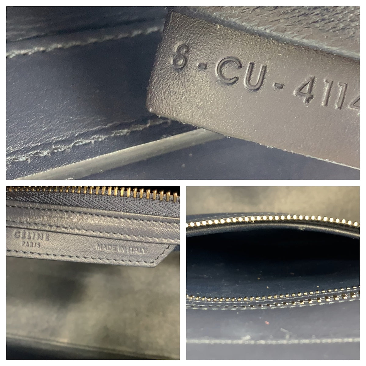 H-00529
CELINE セリーヌ ラゲージ マイクロショッパー オレンジ 橙 ブラック レザー ハンドバッグ トートバッグ  レディース