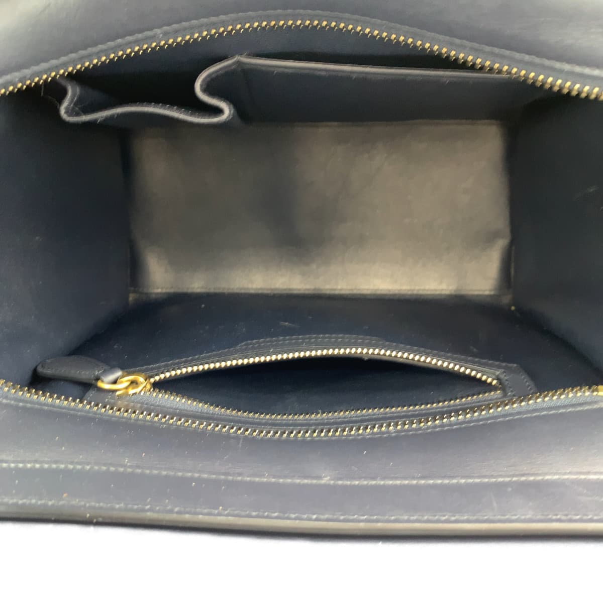 H-00529
CELINE セリーヌ ラゲージ マイクロショッパー オレンジ 橙 ブラック レザー ハンドバッグ トートバッグ  レディース