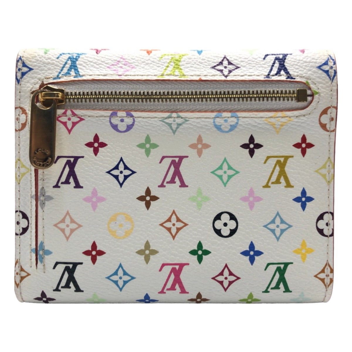LOUIS VUITTON ルイヴィトン ポルトフォイユ・コアラ リッチ モノグラム マルチカラー ホワイト 白 ピンク ゴールド金具 PVC M58081 二つ折り財布 コンパクトウォレット  レディース
