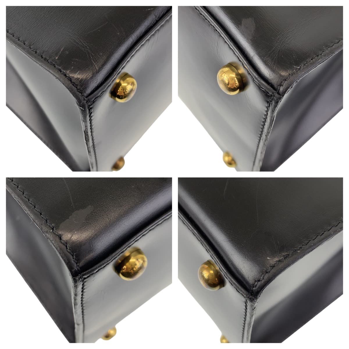 CARTIER カルティエ パンテール パンサー ブラック 黒 ゴールド金具 レザー トートバッグ ショルダーバッグ  レディース