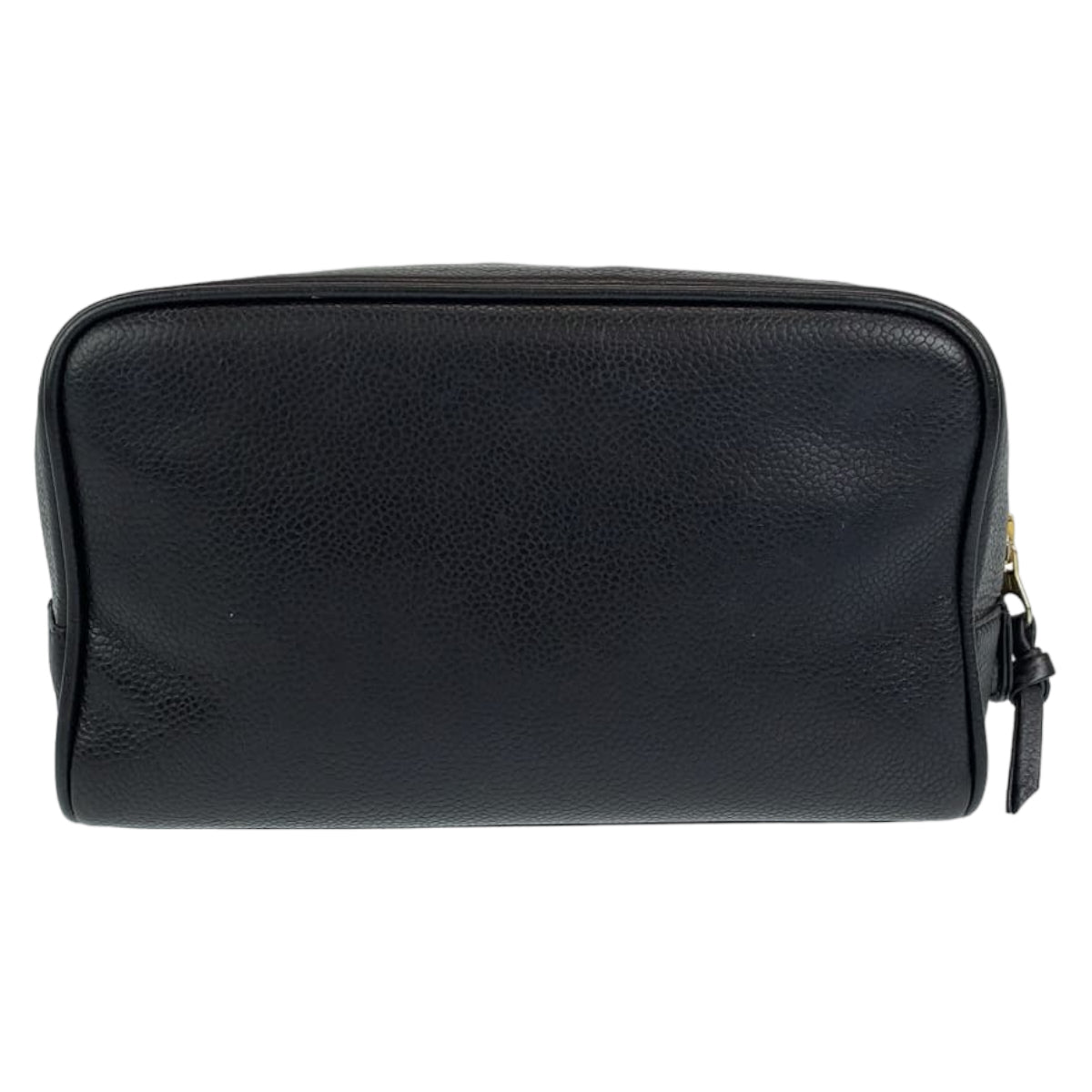 H-00536
CHANEL シャネル ココマーク ブラック 黒 キャビアスキン ポーチ 化粧ポーチ  レディース
