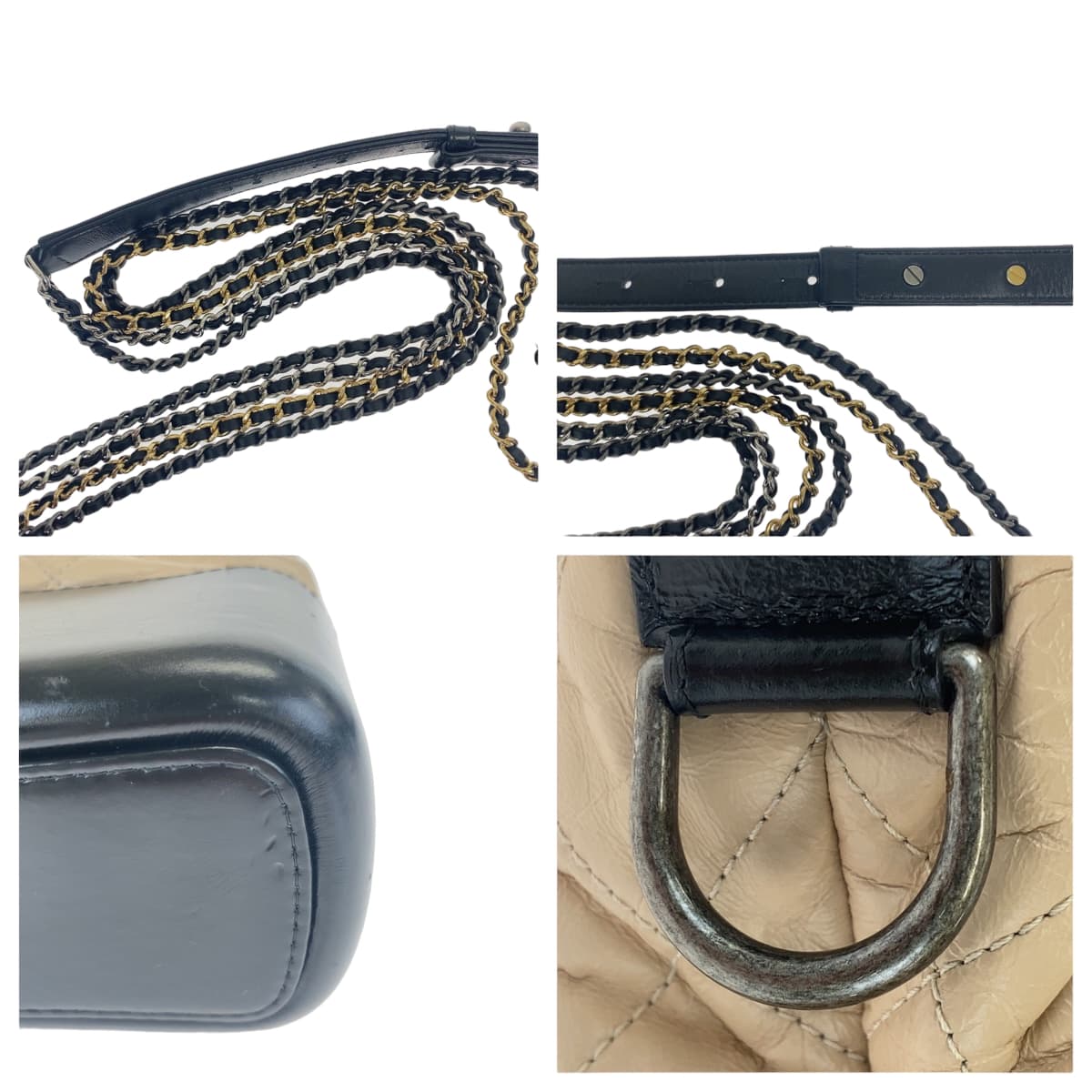 H-00538
CHANEL シャネル ガブリエルドゥシャネル ピンク ブラック 黒 ゴールド金具 シルバー金具 レザー ショルダーバッグ 斜め掛け  レディース
