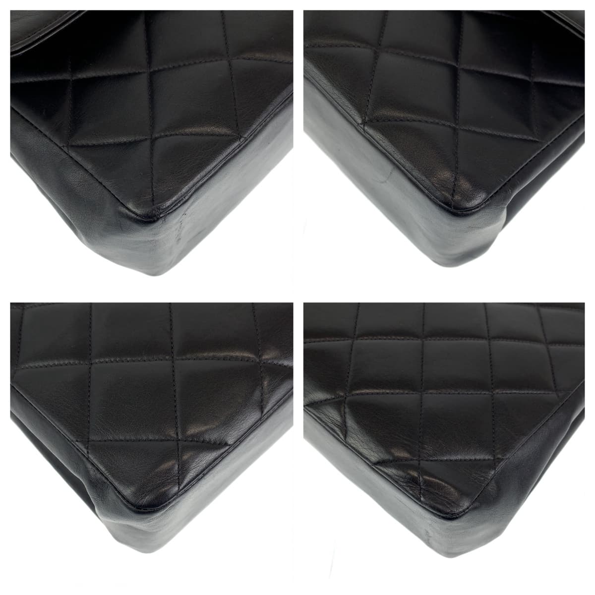 H-00541
CHANEL シャネル ヴィンテージ デカマトラッセ シングルフラップ ココマーク ブラック 黒 ゴールド金具 ラムスキン ショルダーバッグ 斜め掛けバッグ  レディース