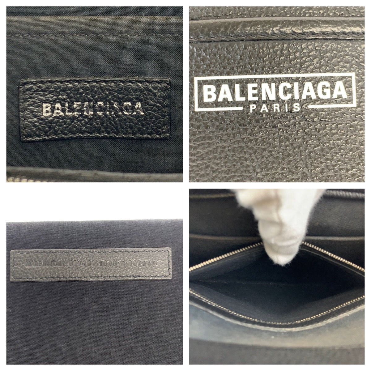 H-00543
BALENCIAGA バレンシアガ ハードウェア ロゴ ブラック 黒 ホワイト 白 シルバー金具 カーフ 671402 トートバッグ ハンドバッグ 男女兼用  レディース
