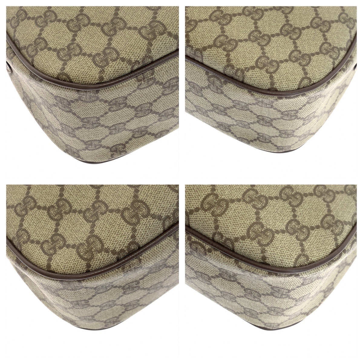 GUCCI グッチ ヴィンテージ オールドグッチ ブラウン 茶 ベージュ ゴールド金具 GGスプリームキャンバス 001 115 6106 ショルダーバッグ 斜め掛け  レディース