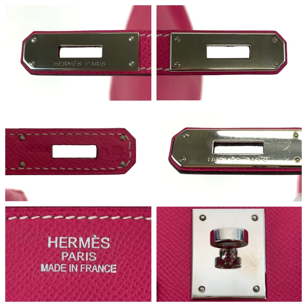 HERMES エルメス キャンディ バーキン35 ローズティリアン ピンク シルバー金具 ヴォーエプソン ハンドバッグ トートバッグ □P刻印  レディース