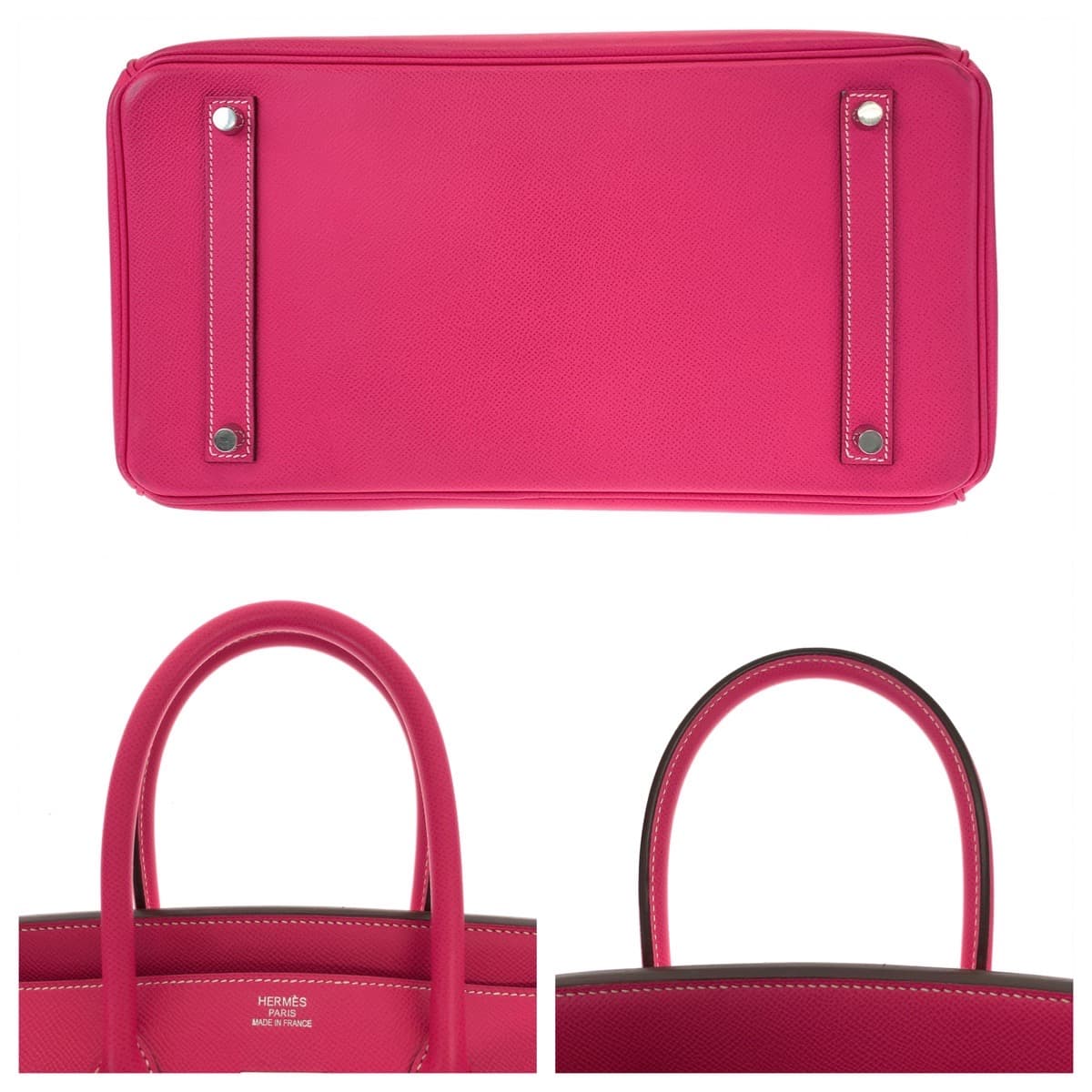 HERMES エルメス キャンディ バーキン35 ローズティリアン ピンク シルバー金具 ヴォーエプソン ハンドバッグ トートバッグ □P刻印  レディース