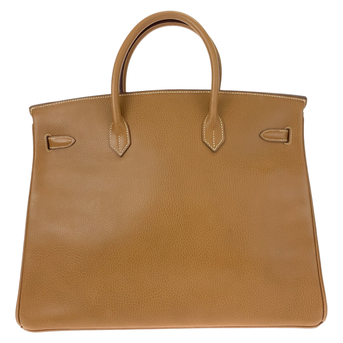 HERMES エルメス バーキン40 ナチュラル ベージュ ゴールド金具 アルデンヌ ハンドバッグ トートバッグ ◯X刻印  レディース