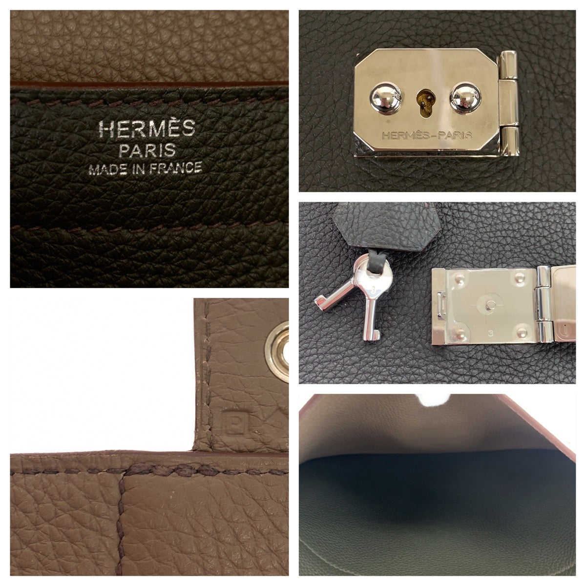 HERMES エルメス サックアデペッシュ 27 ヴェールヴェロネーゼ トリヨンクレマンス ビジネスバッグ セカンドバッグ クラッチバッグ  メンズ