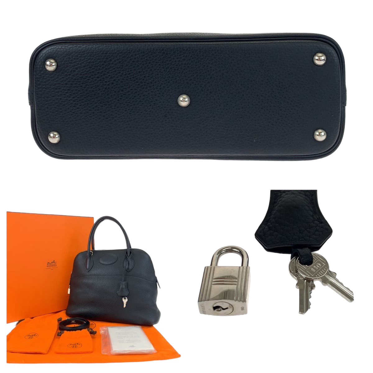 HERMES エルメス ボリード31 ブラック 黒 トリヨンクレマンス ショルダーバッグ トートバッグ 2way □J刻印  レディース