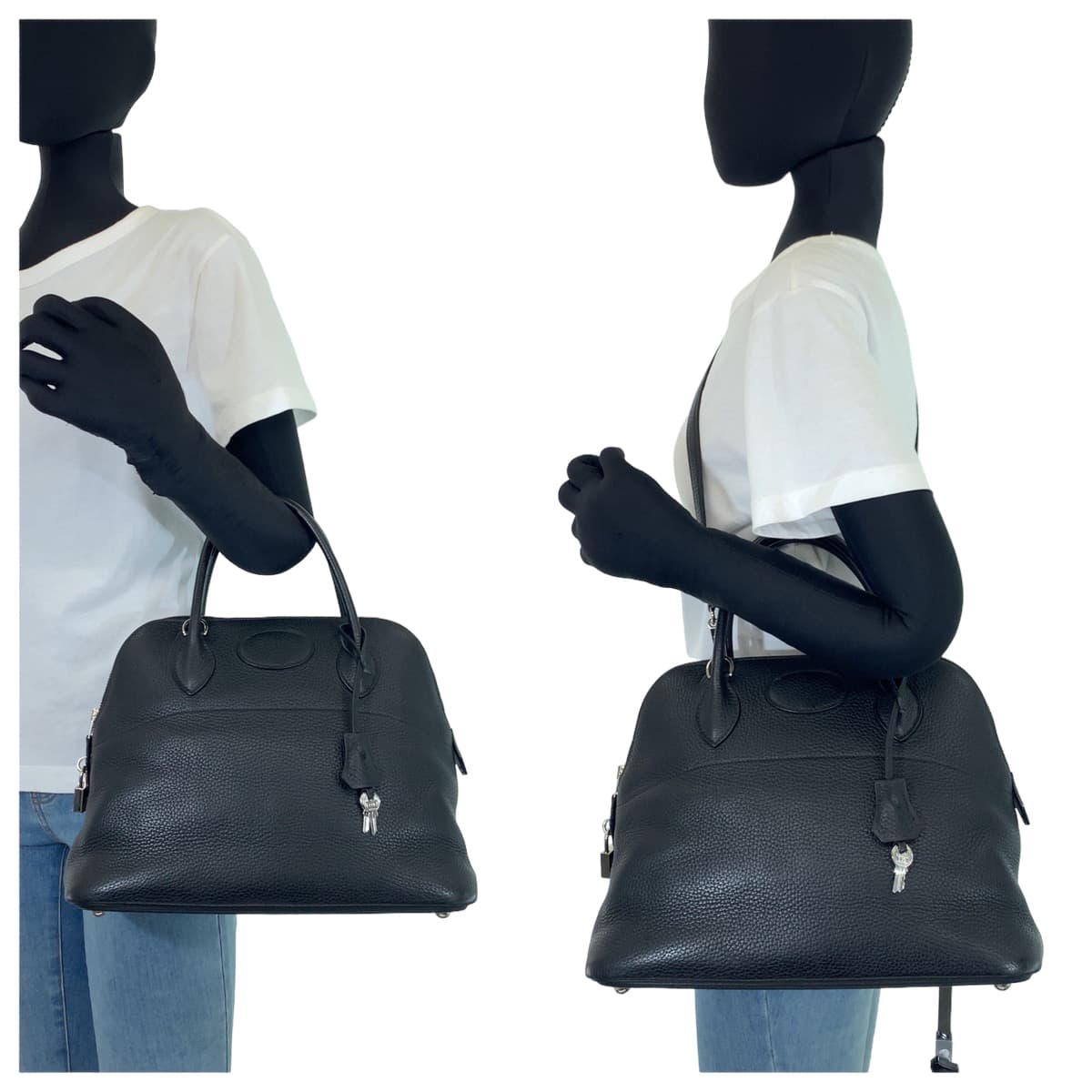 HERMES エルメス ボリード31 ブラック 黒 トリヨンクレマンス ショルダーバッグ トートバッグ 2way □J刻印  レディース