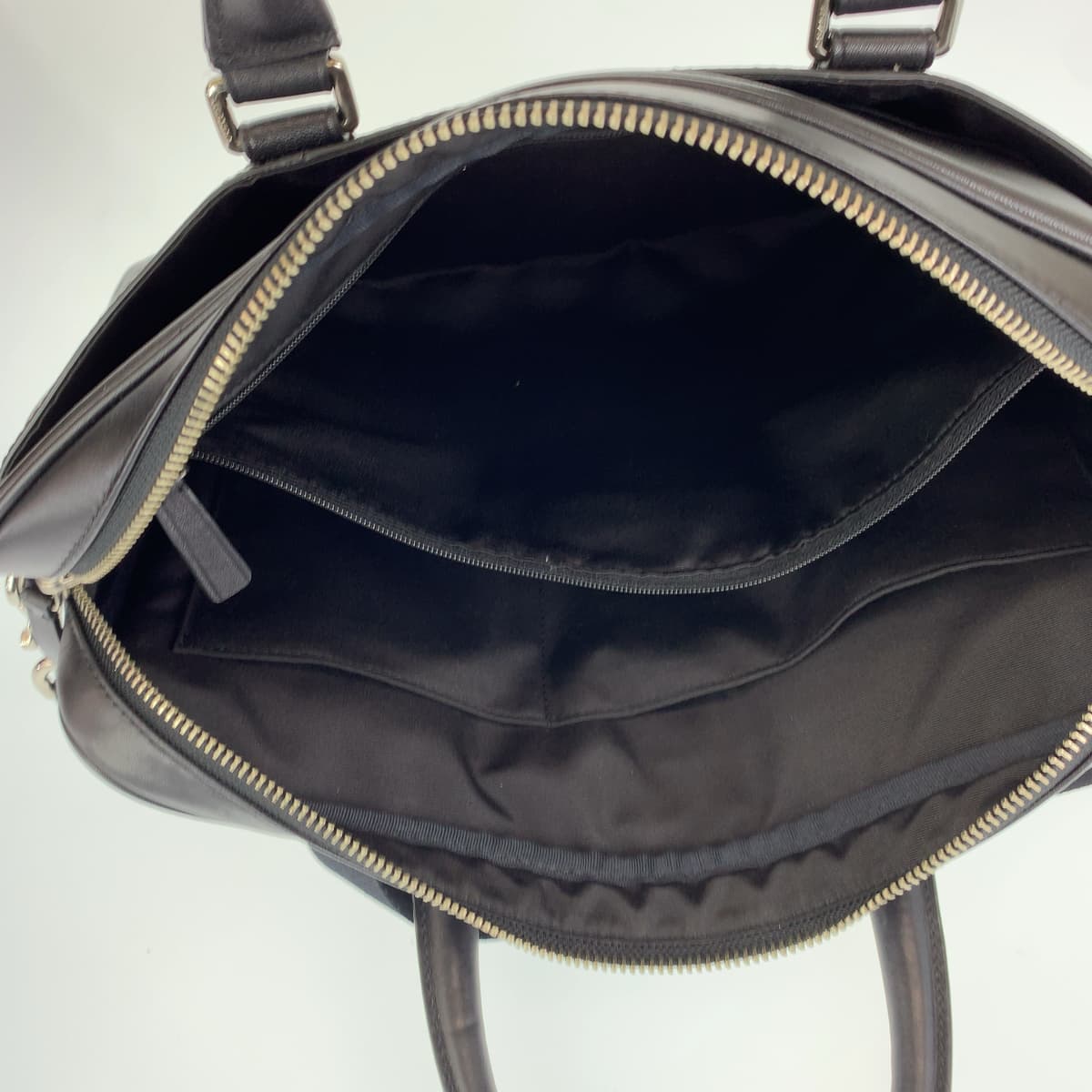COACH コーチ ブラック 黒 レザー ビジネスバッグ ブリーフケース A4対応  メンズ