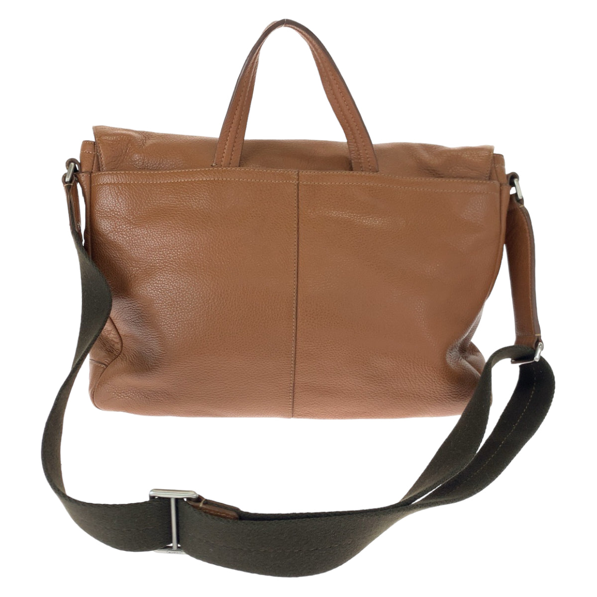 COACH コーチ ブラウン 茶 シルバー金具 レザー F70367 ショルダーバッグ メッセンジャーバッグ  メンズ