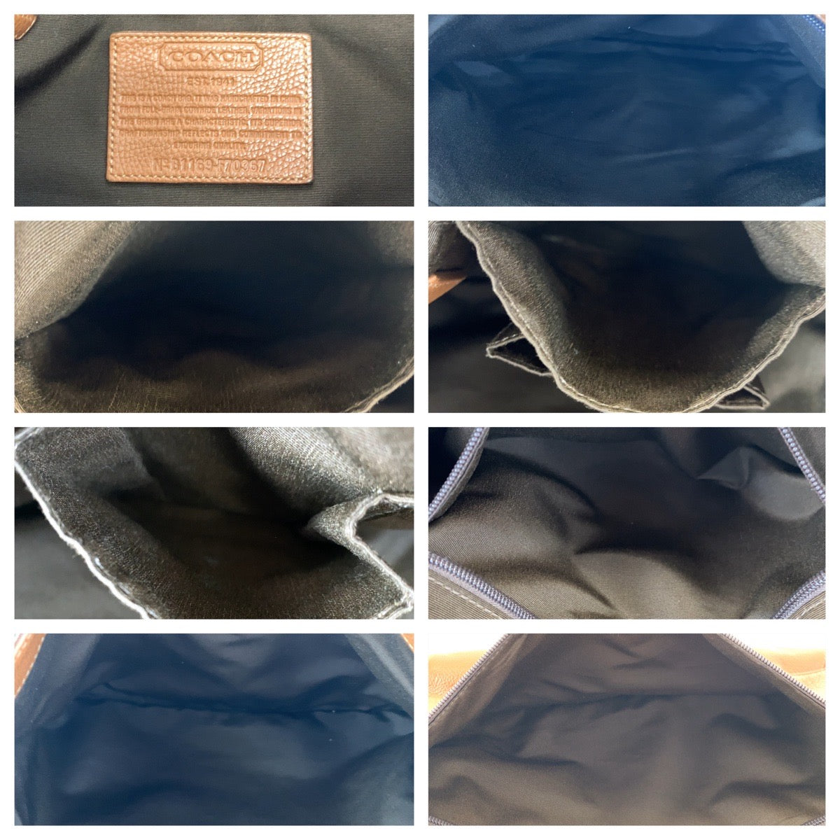 COACH コーチ ブラウン 茶 シルバー金具 レザー F70367 ショルダーバッグ メッセンジャーバッグ  メンズ