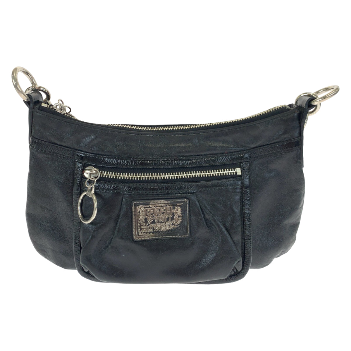COACH コーチ ポピー ブラック 黒 レザー 14559 ワンショルダーバッグ 2way 肩掛け  レディース
