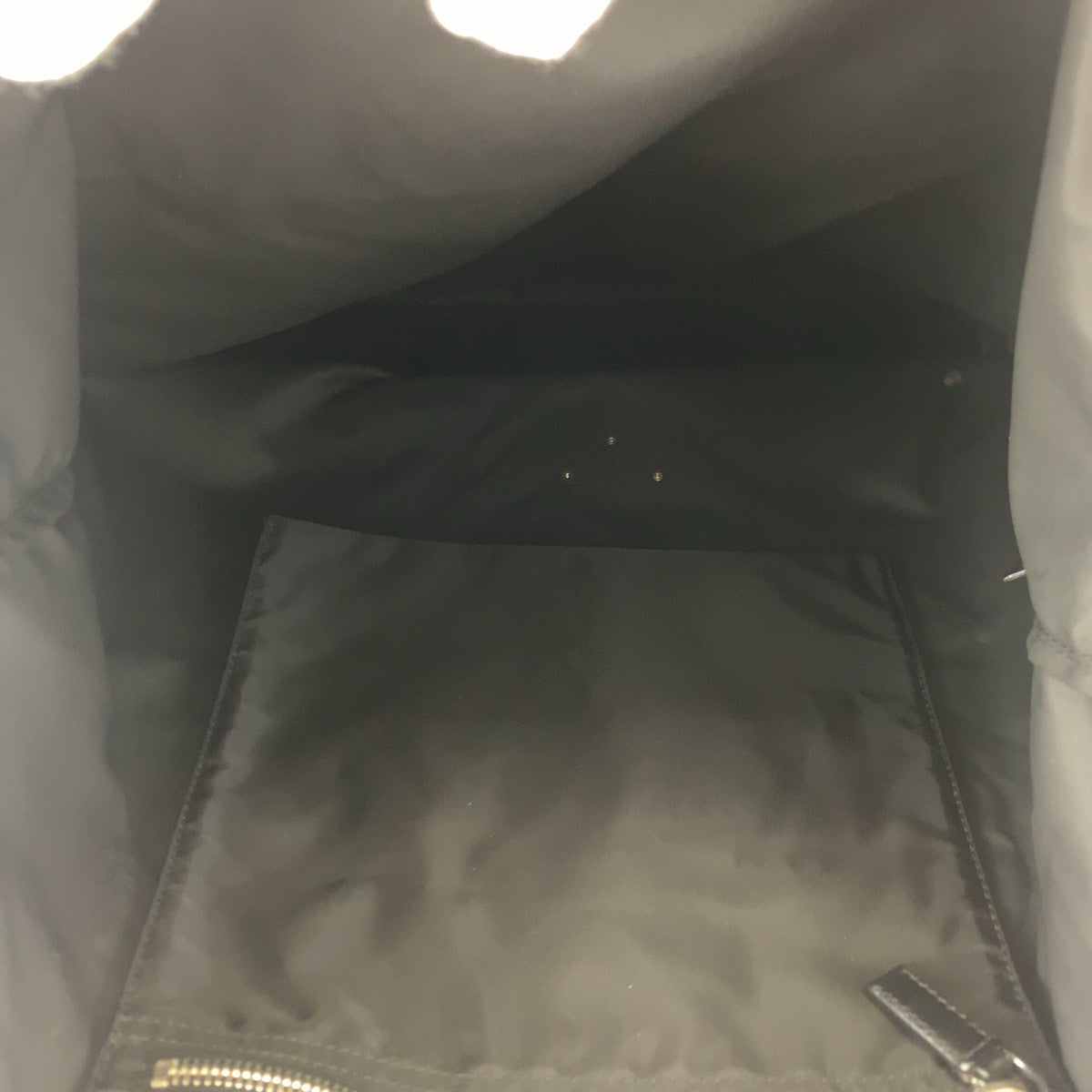 H-00559
PRADA プラダ テスート スター ハート パッチワーク ブラック 黒 ホワイト 白 ナイロン トートバッグ 三角ロゴプレート  レディース