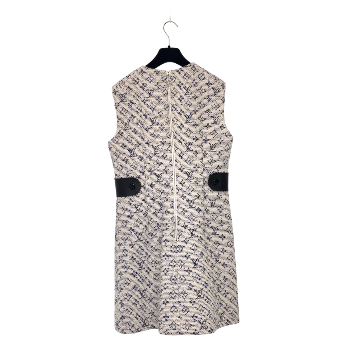 H-00565
LOUIS VUITTON ルイヴィトン モノグラム サイズ42 ホワイト 白 ブルー 青 コットン / レーヨン / キュプラ FGDR33ITK ワンピース ノースリーブ  レディース