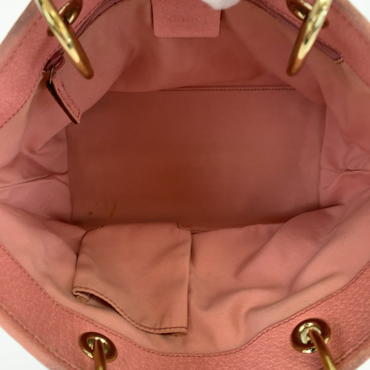 GUCCI グッチ ブラウン 茶 ピンク GGキャンバス / レザー 120844 ミニハンドバッグ トートバッグ  レディース