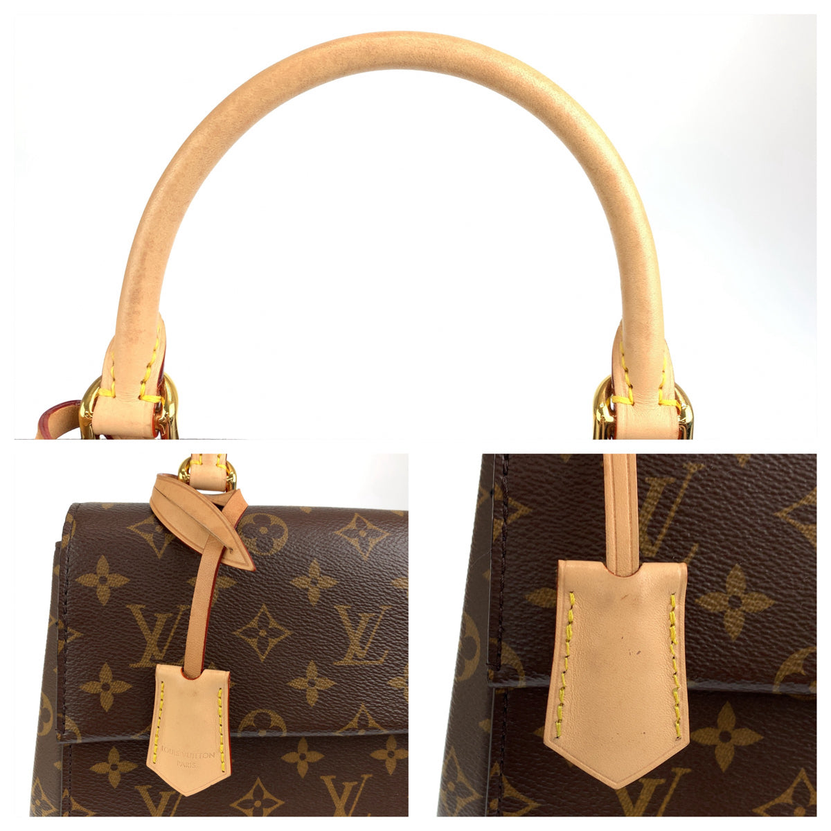 LOUIS VUITTON ルイヴィトン モノグラム クリュニー BB ブラウン 茶 ゴールド金具 PVC M46055 ショルダーバッグ ハンドバッグ 2WAY  レディース