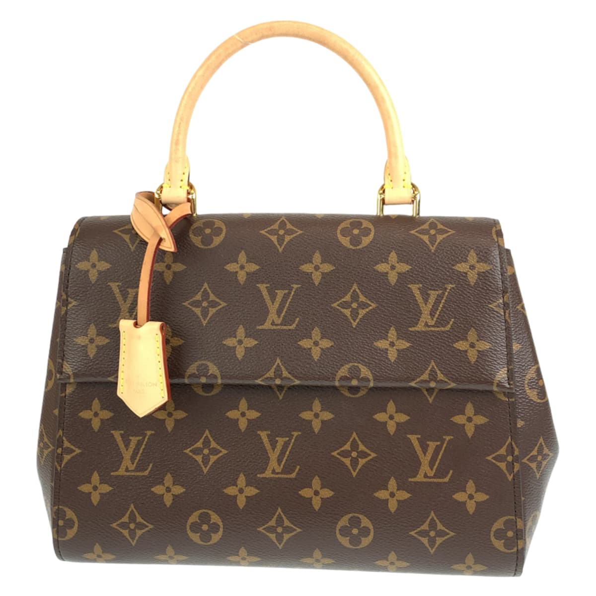LOUIS VUITTON ルイヴィトン モノグラム クリュニー BB ブラウン 茶 ゴールド金具 PVC M46055 ショルダーバッグ ハンドバッグ 2WAY  レディース