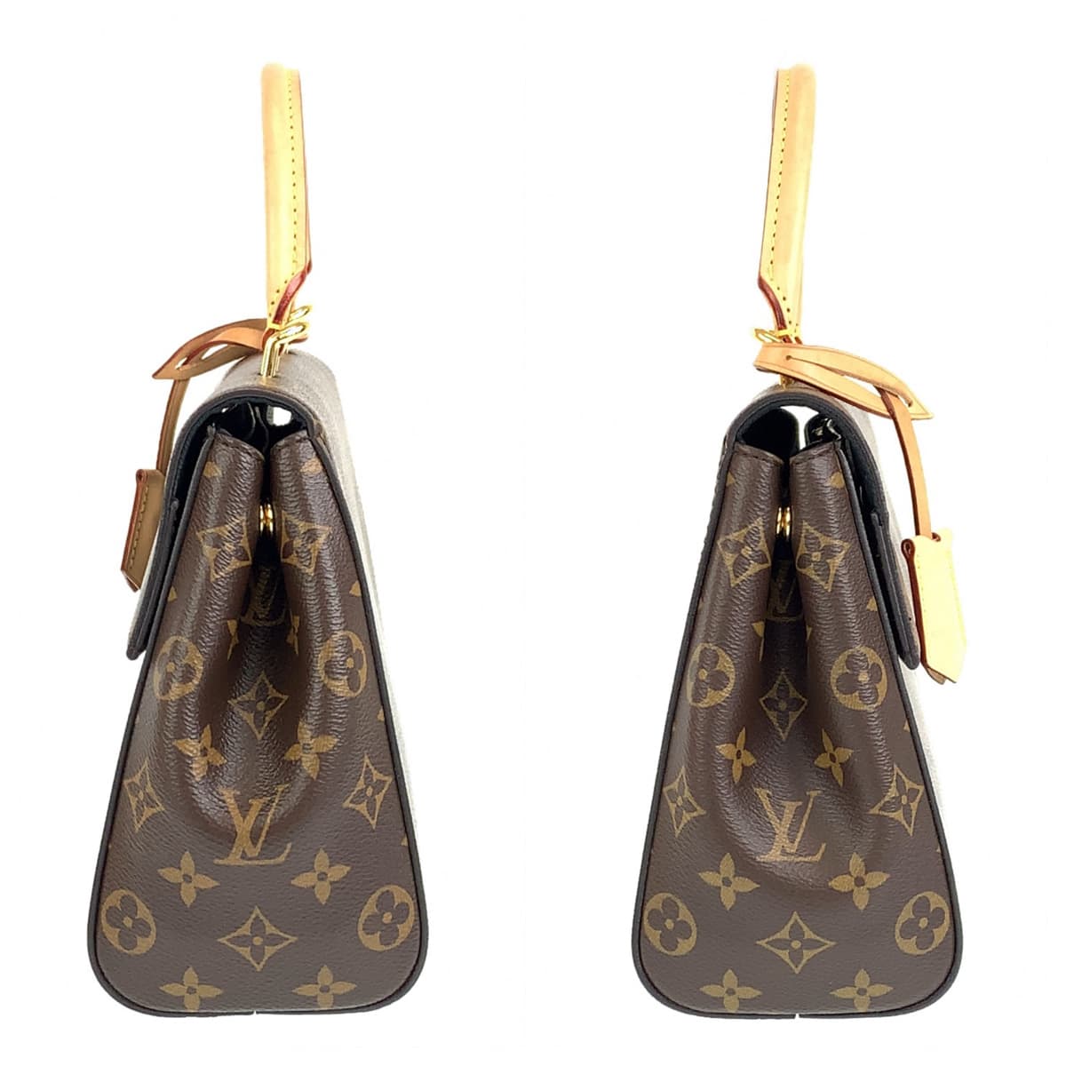 LOUIS VUITTON ルイヴィトン モノグラム クリュニー BB ブラウン 茶 ゴールド金具 PVC M46055 ショルダーバッグ ハンドバッグ 2WAY  レディース