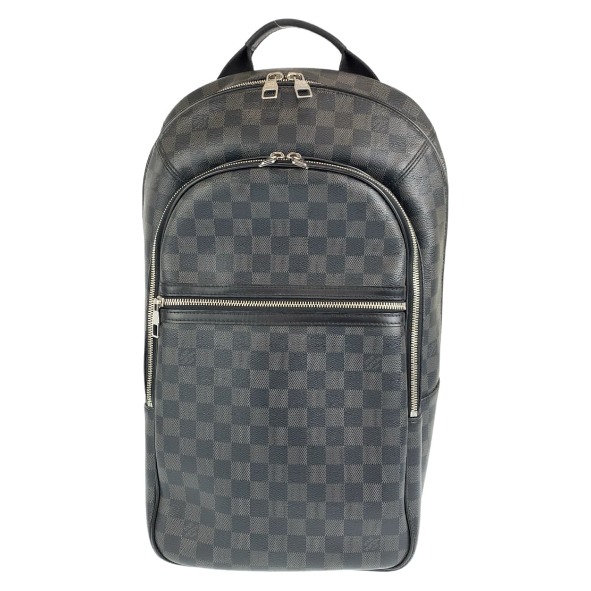 LOUIS VUITTON ルイヴィトン ダミエ・グラフィット ミカエル 黒 ブラック シルバー金具 PVC N58024 リュック バックパック  メンズ