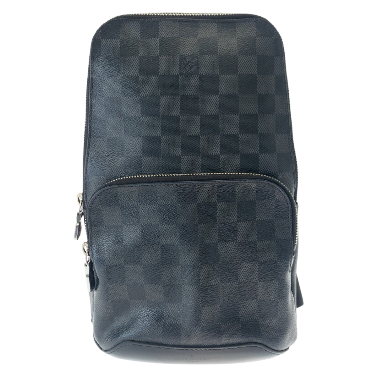 LOUIS VUITTON ルイヴィトン ダミエ・グラフィット アヴェニュー スリングバッグ ブラック 黒 グレー 灰色 PVC N41719 ボディバッグ スリングバッグ  メンズ