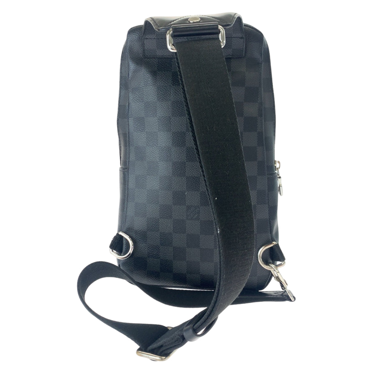 LOUIS VUITTON ルイヴィトン ダミエ・グラフィット アヴェニュー スリングバッグ ブラック 黒 グレー 灰色 PVC N41719 ボディバッグ スリングバッグ  メンズ