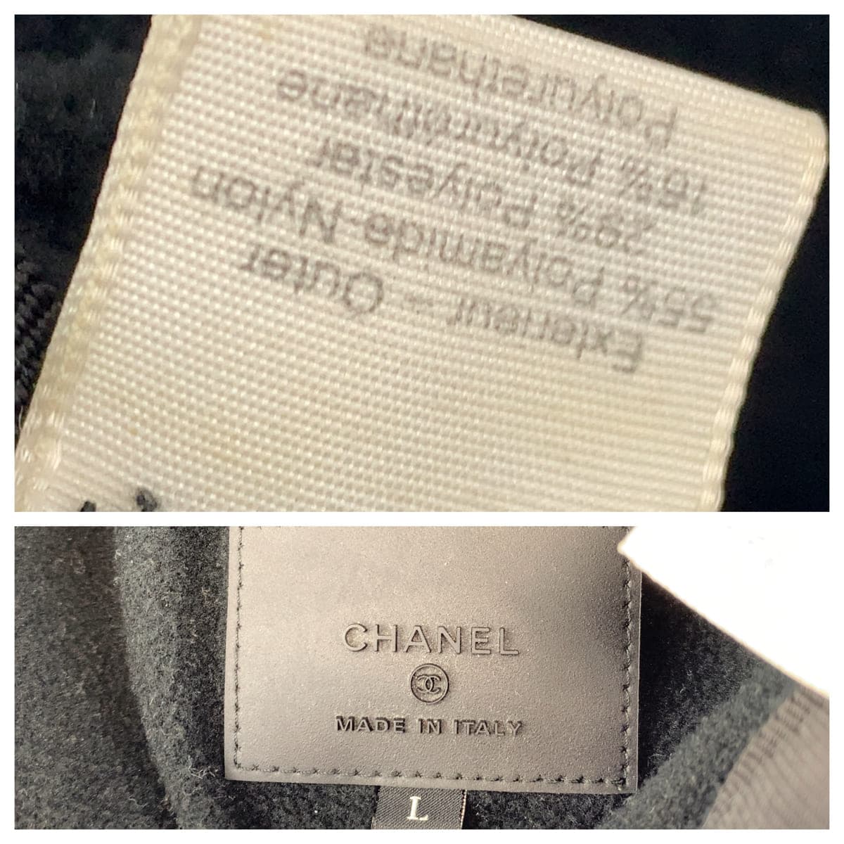 CHANEL シャネル スポーツライン ココマーク ブラック 黒 ホワイト 白 ポリエステル / ポリアミド / ナイロン キャップ 帽子  レディース