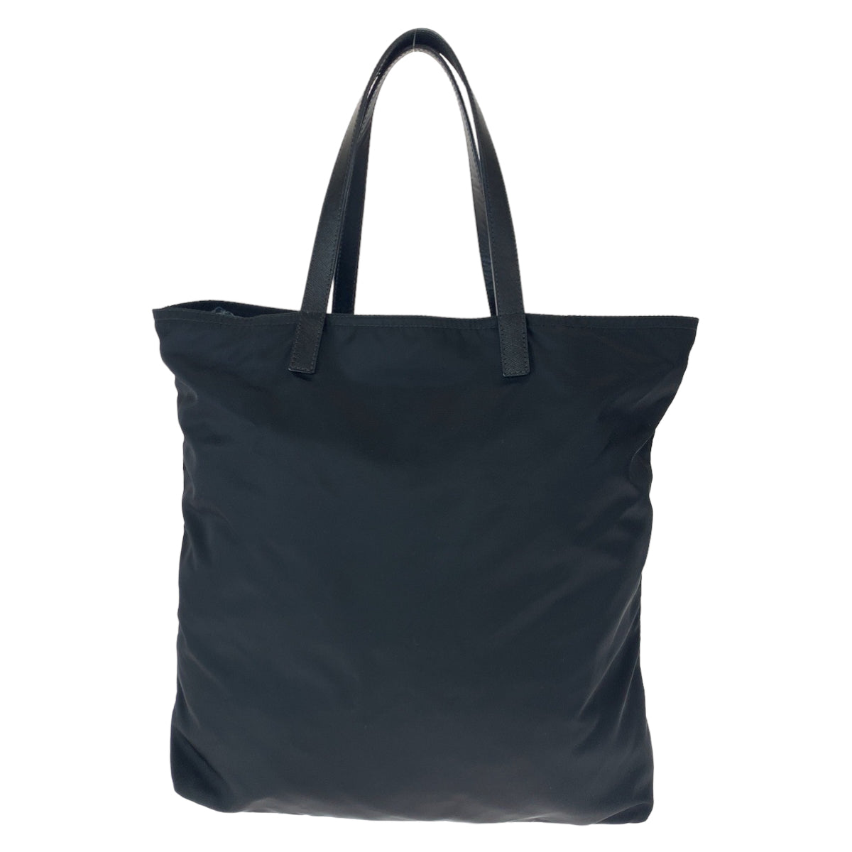 H-00572
PRADA プラダ テスート 三角ロゴプレート ブラック 黒 シルバー金具 ナイロン BN1068 トートバッグ ハンドバッグ  レディース