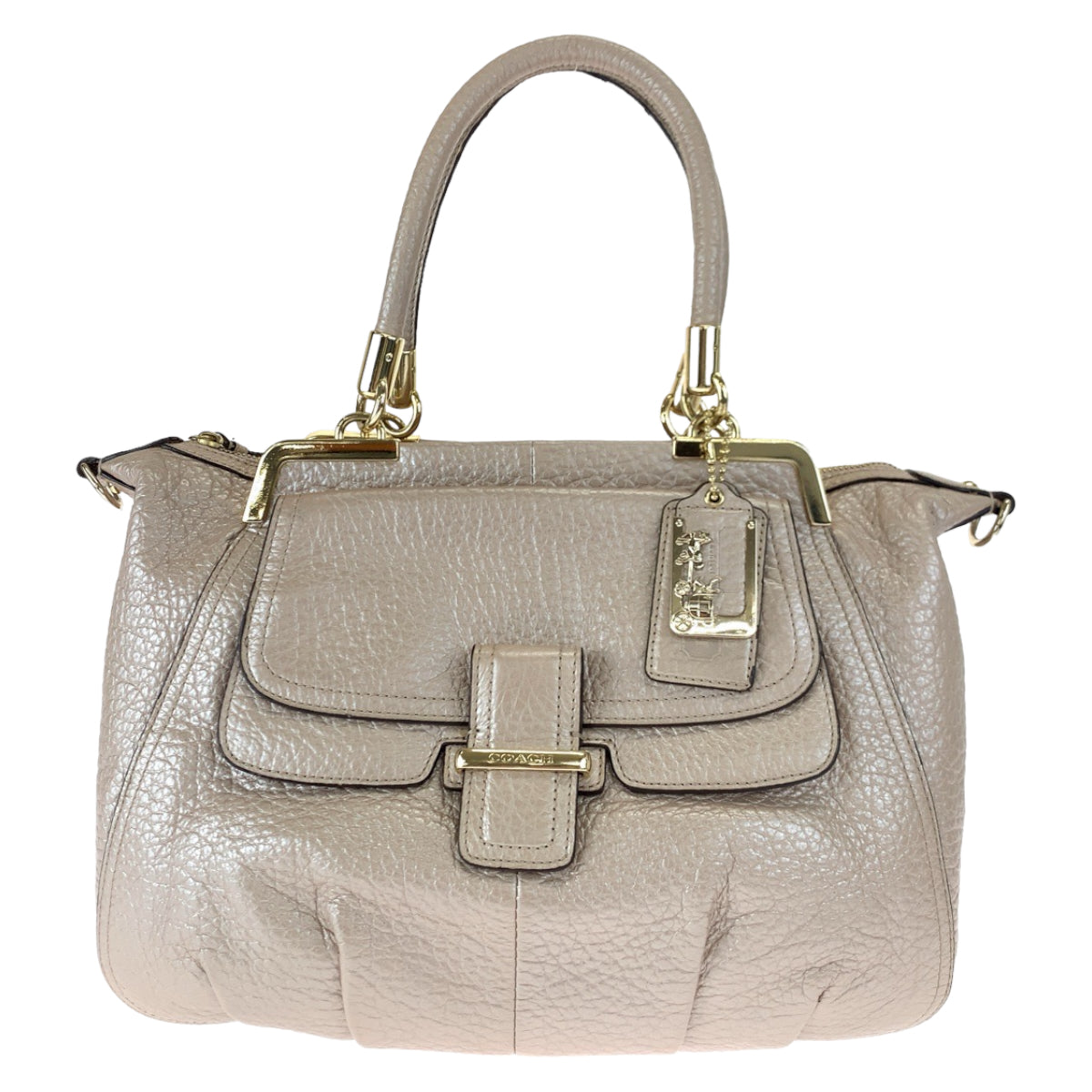 12550
COACH コーチ マディソン ピンク ゴールド金具 レザー 22330 ハンドバッグ トートバッグ  レディース