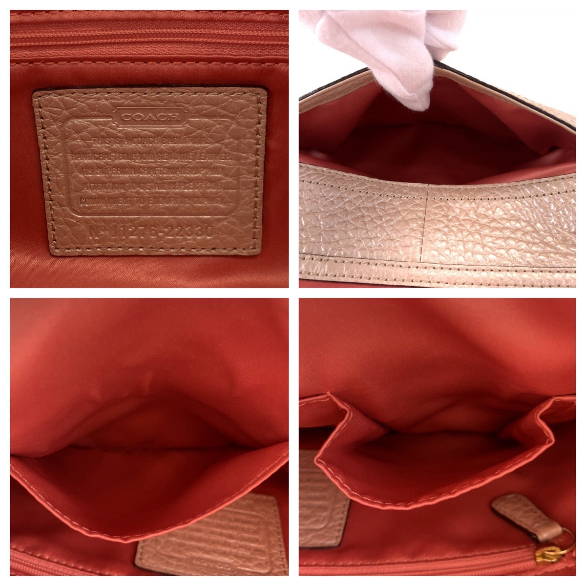 12550
COACH コーチ マディソン ピンク ゴールド金具 レザー 22330 ハンドバッグ トートバッグ  レディース