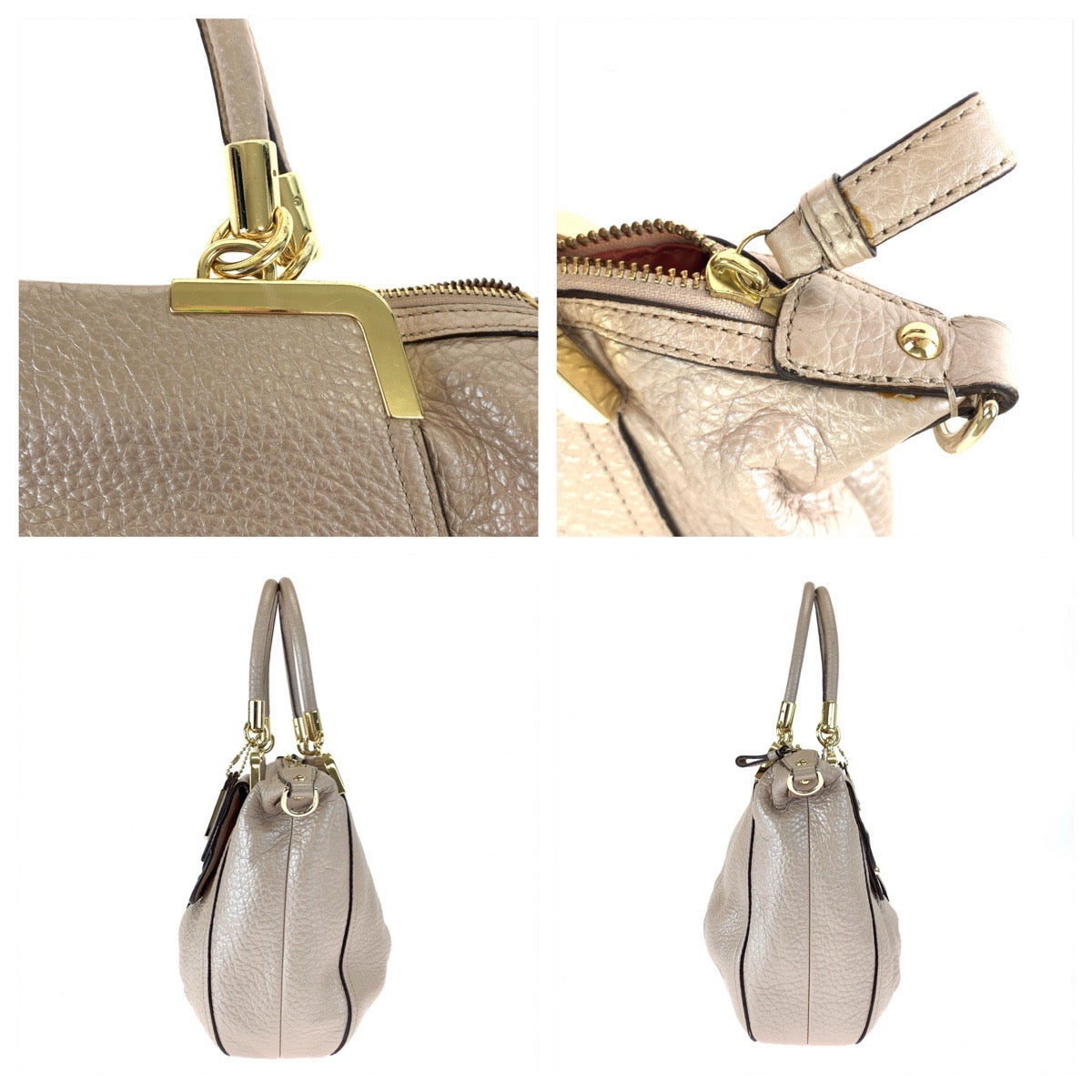 12550
COACH コーチ マディソン ピンク ゴールド金具 レザー 22330 ハンドバッグ トートバッグ  レディース
