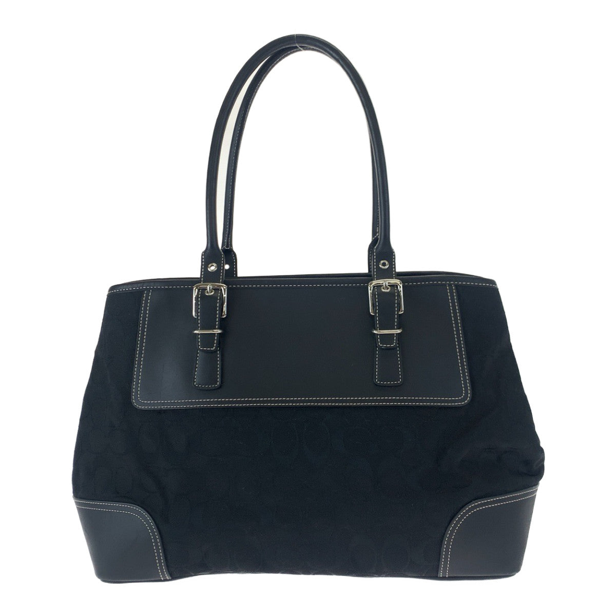 COACH コーチ シグネチャー ブラック 黒 キャンバス / レザー 6367 ショルダーバッグ ハンドバッグ  レディース