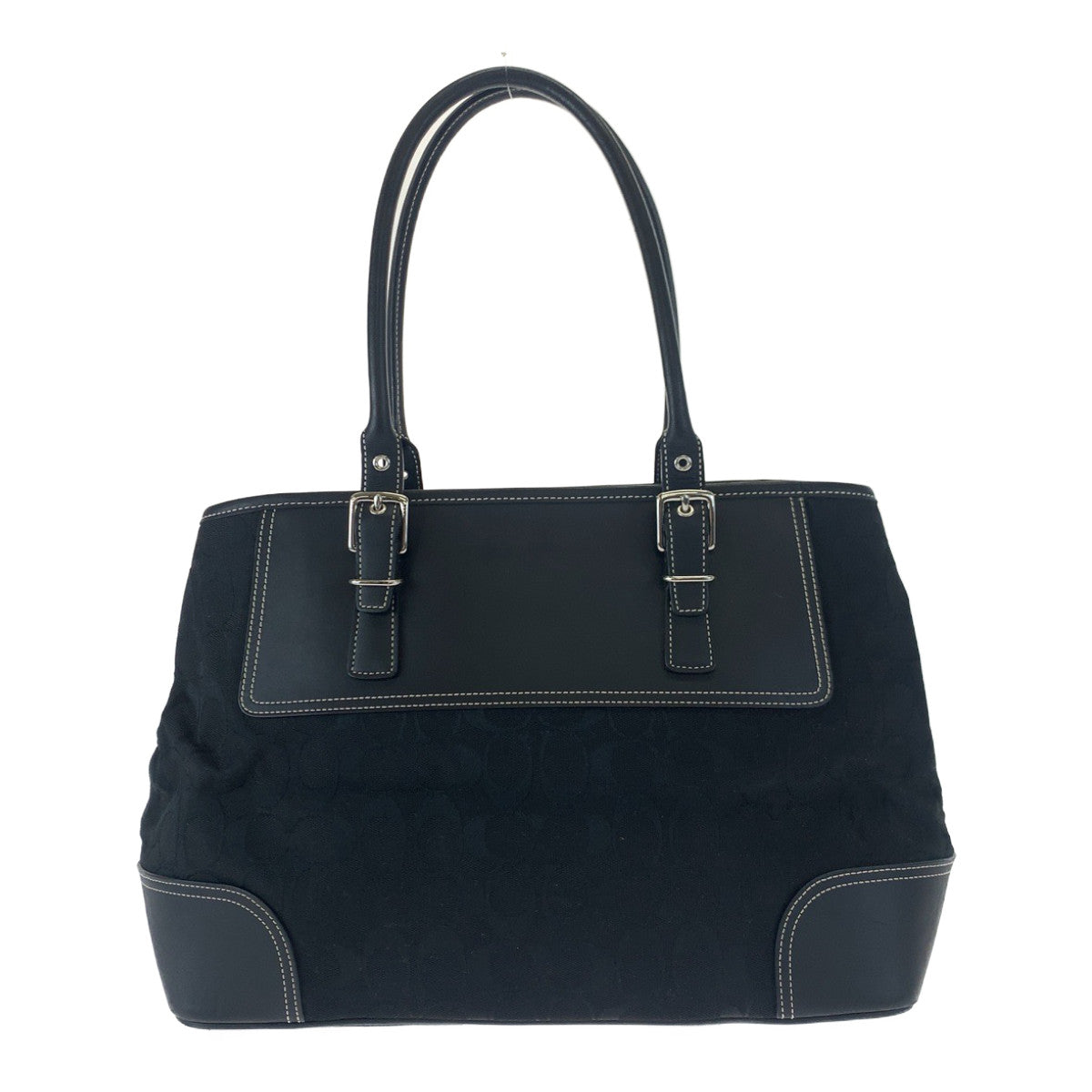 COACH コーチ シグネチャー ブラック 黒 キャンバス / レザー 6367 ショルダーバッグ ハンドバッグ  レディース