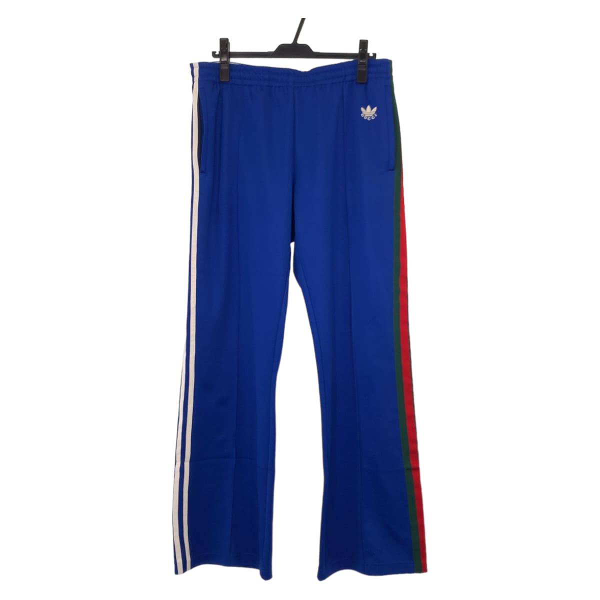 GUCCI グッチ アディダス コラボ サイズXL ブルー 青 ポリエステル / コットン 691785 XJEK2 ジャージー 長ズボン  メンズ