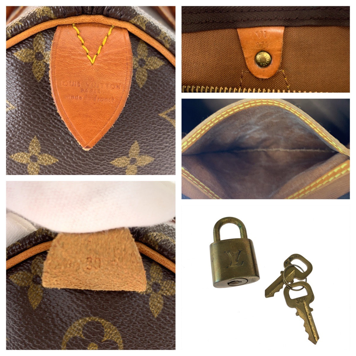 H-00583
LOUIS VUITTON ルイヴィトン モノグラム スピーディ30 ブラウン 茶 PVC M41526 ボストンバッグ ハンドバッグ  レディース