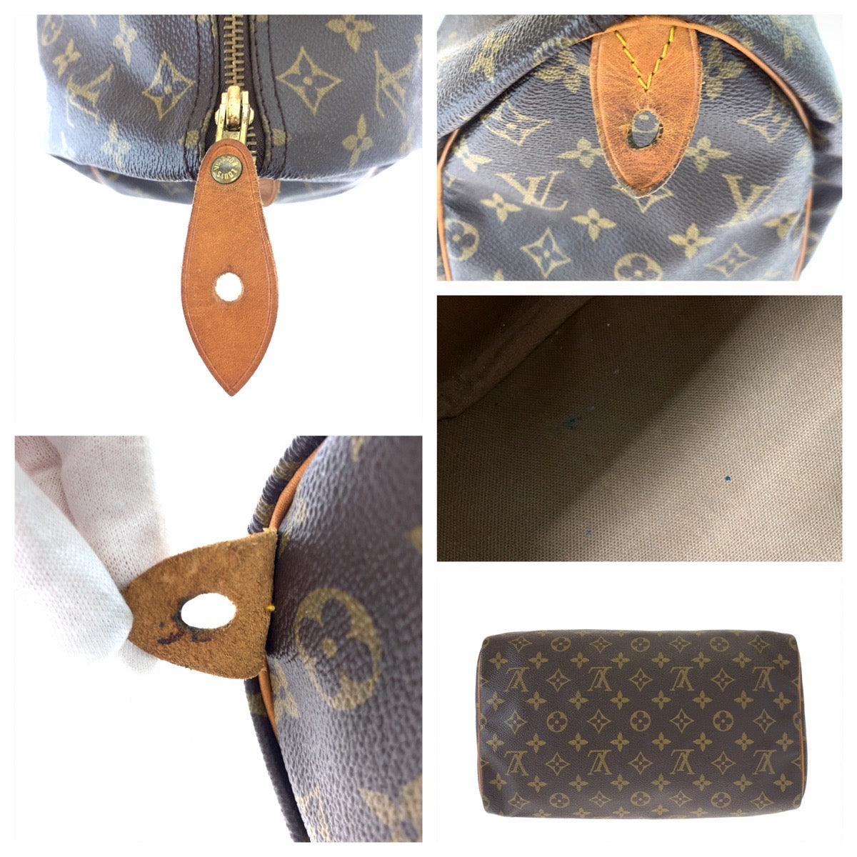H-00583
LOUIS VUITTON ルイヴィトン モノグラム スピーディ30 ブラウン 茶 PVC M41526 ボストンバッグ ハンドバッグ  レディース