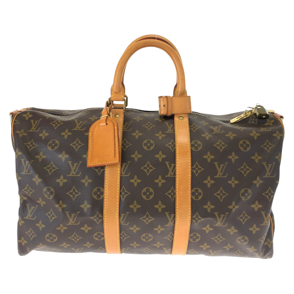 H-00584
LOUIS VUITTON ルイヴィトン モノグラム キーポルバンドリエール45 ブラウン 茶 PVC M41418 ボストンバッグ 旅行バッグ  レディース