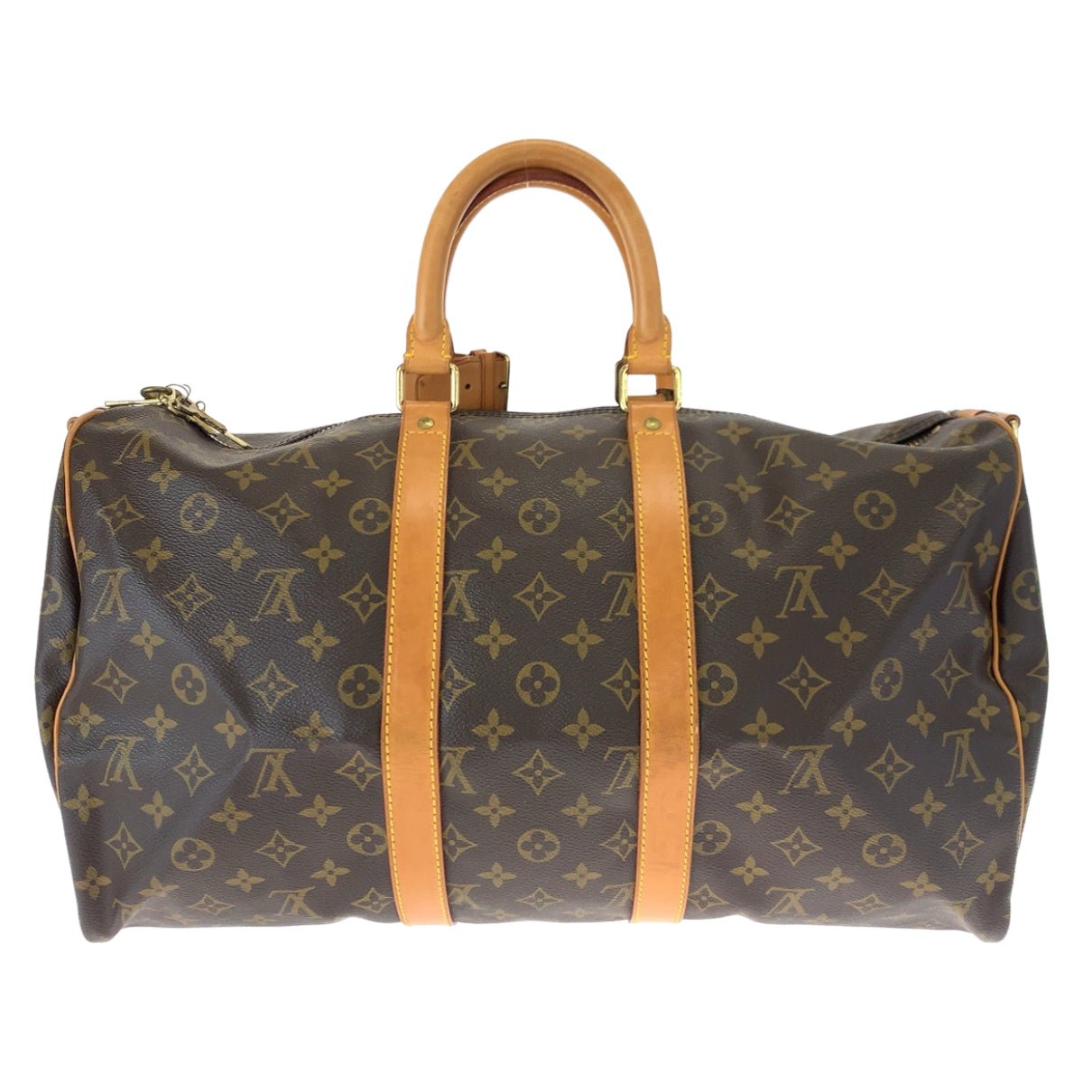 H-00584
LOUIS VUITTON ルイヴィトン モノグラム キーポルバンドリエール45 ブラウン 茶 PVC M41418 ボストンバッグ 旅行バッグ  レディース