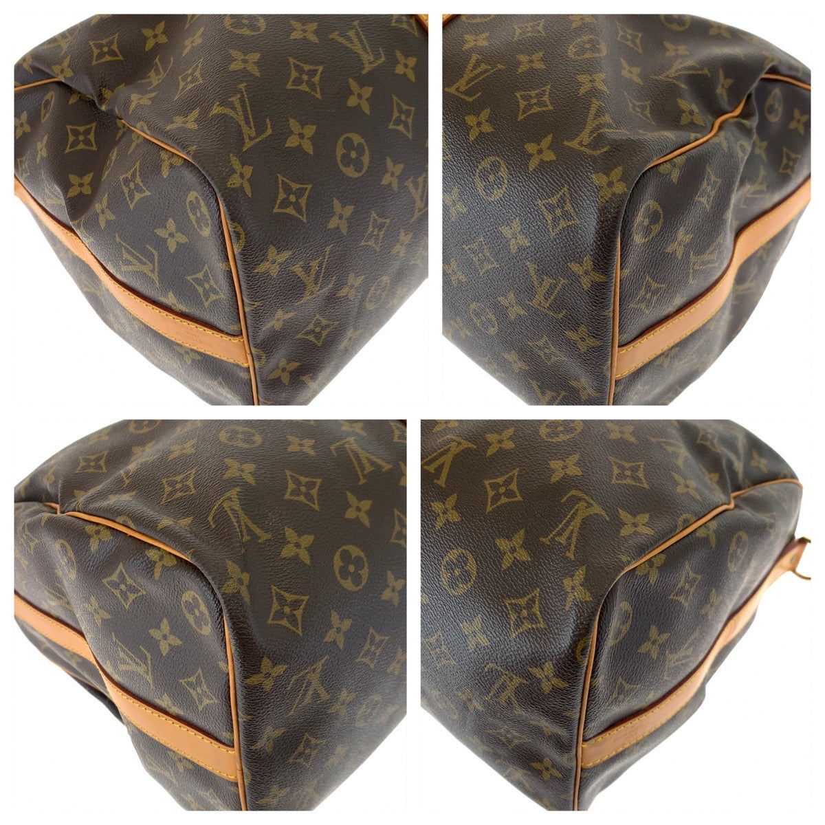 H-00584
LOUIS VUITTON ルイヴィトン モノグラム キーポルバンドリエール45 ブラウン 茶 PVC M41418 ボストンバッグ 旅行バッグ  レディース