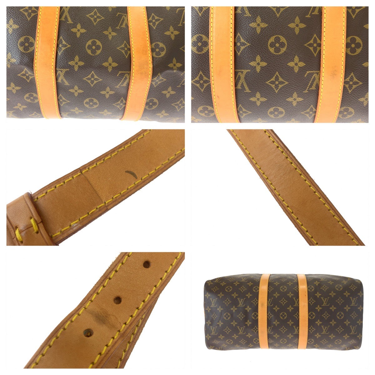 H-00584
LOUIS VUITTON ルイヴィトン モノグラム キーポルバンドリエール45 ブラウン 茶 PVC M41418 ボストンバッグ 旅行バッグ  レディース
