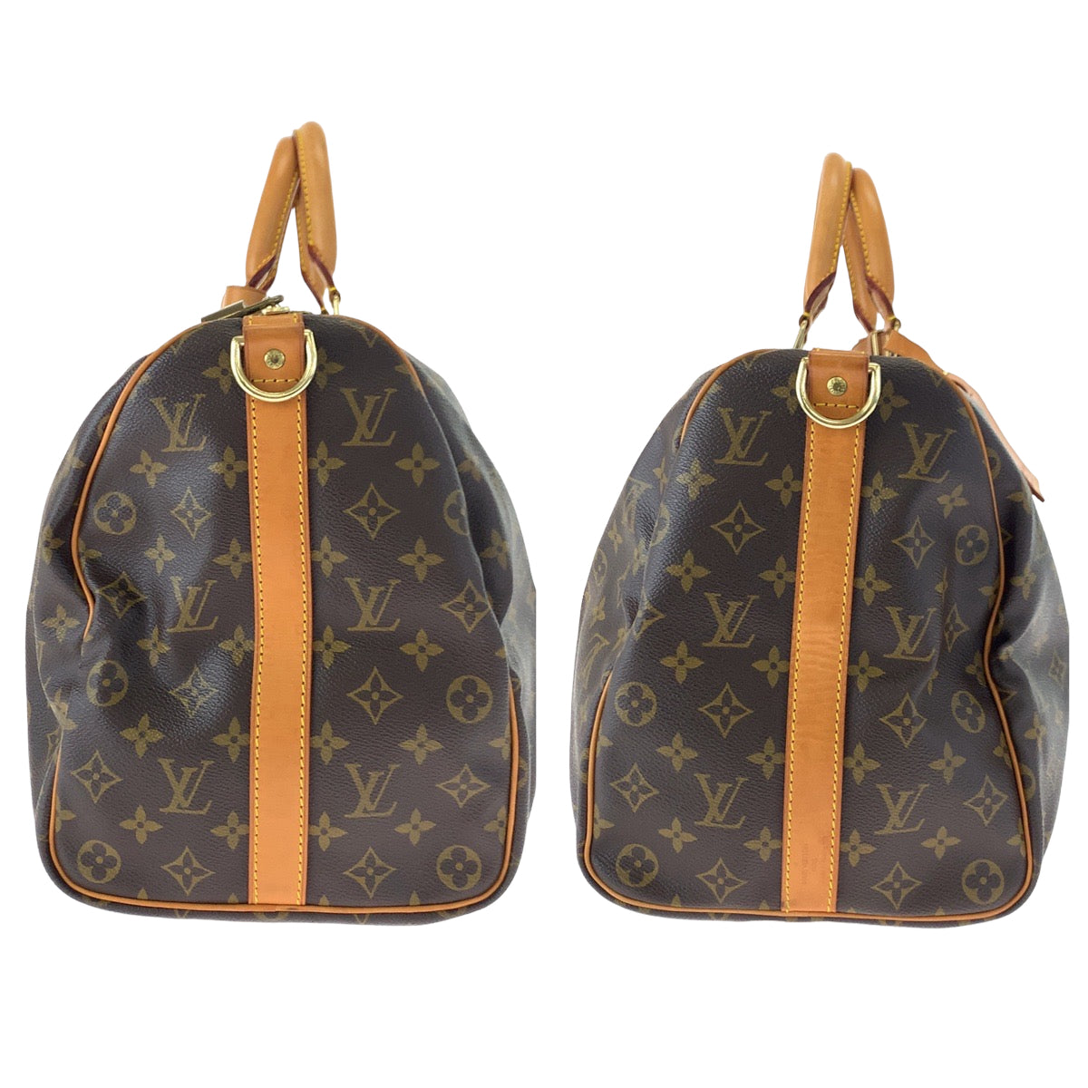 H-00584
LOUIS VUITTON ルイヴィトン モノグラム キーポルバンドリエール45 ブラウン 茶 PVC M41418 ボストンバッグ 旅行バッグ  レディース