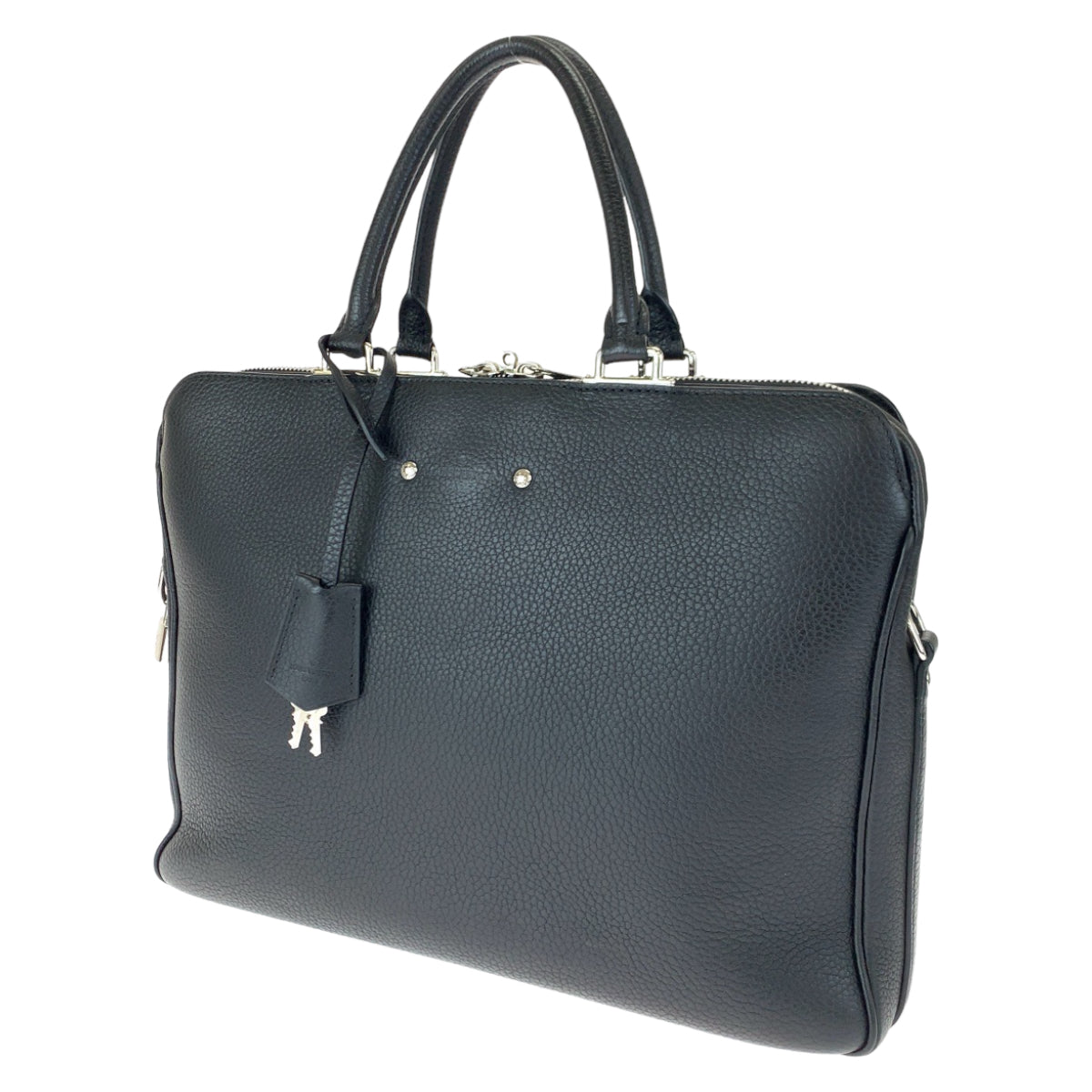 H-00587
LOUIS VUITTON ルイヴィトン アルマンド・ブリーフケースMM ノワール ブラック 黒 シルバー金具 レザー / トリヨンレザー M54381 ブリーフケース ビジネスバッグ  メンズ