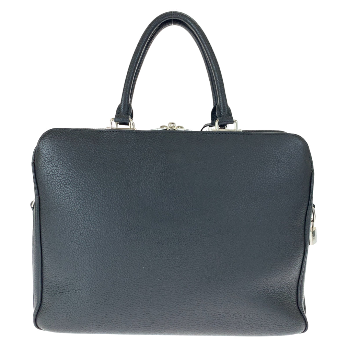 H-00587
LOUIS VUITTON ルイヴィトン アルマンド・ブリーフケースMM ノワール ブラック 黒 シルバー金具 レザー / トリヨンレザー M54381 ブリーフケース ビジネスバッグ  メンズ