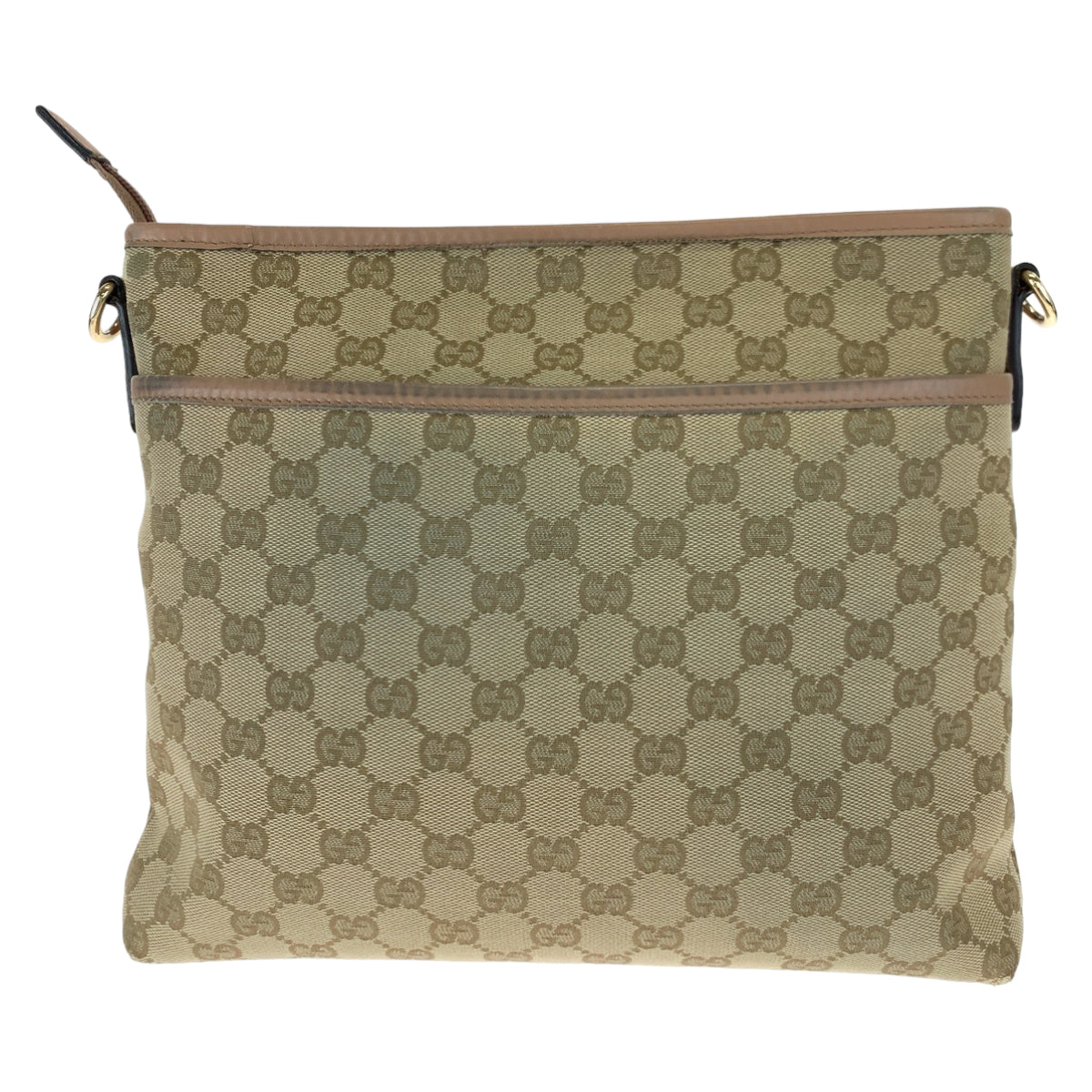 10412
GUCCI グッチ ベージュ ピンク ゴールド金具 GGキャンバス / レザー 388924 斜め掛け ショルダーバッグ メッセンジャーバッグ  レディース