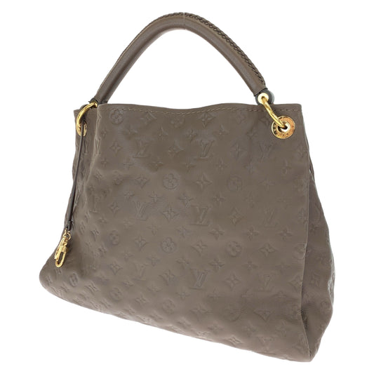 LOUIS VUITTON ルイヴィトン モノグラム アンプラント アーツィーMM オンブル ブラウン 茶 ゴールド金具 レザー M93447 ハンドバッグ トートバッグ  レディース