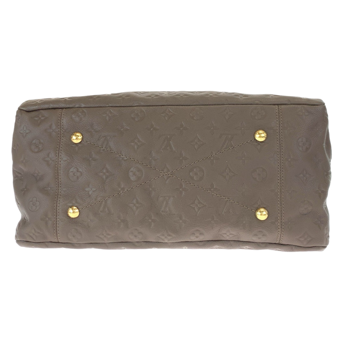 LOUIS VUITTON ルイヴィトン モノグラム アンプラント アーツィーMM オンブル ブラウン 茶 ゴールド金具 レザー M93447 ハンドバッグ トートバッグ  レディース