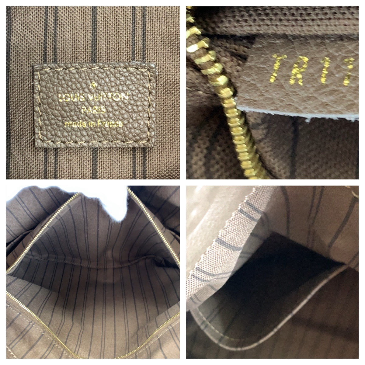 LOUIS VUITTON ルイヴィトン モノグラム アンプラント アーツィーMM オンブル ブラウン 茶 ゴールド金具 レザー M93447 ハンドバッグ トートバッグ  レディース