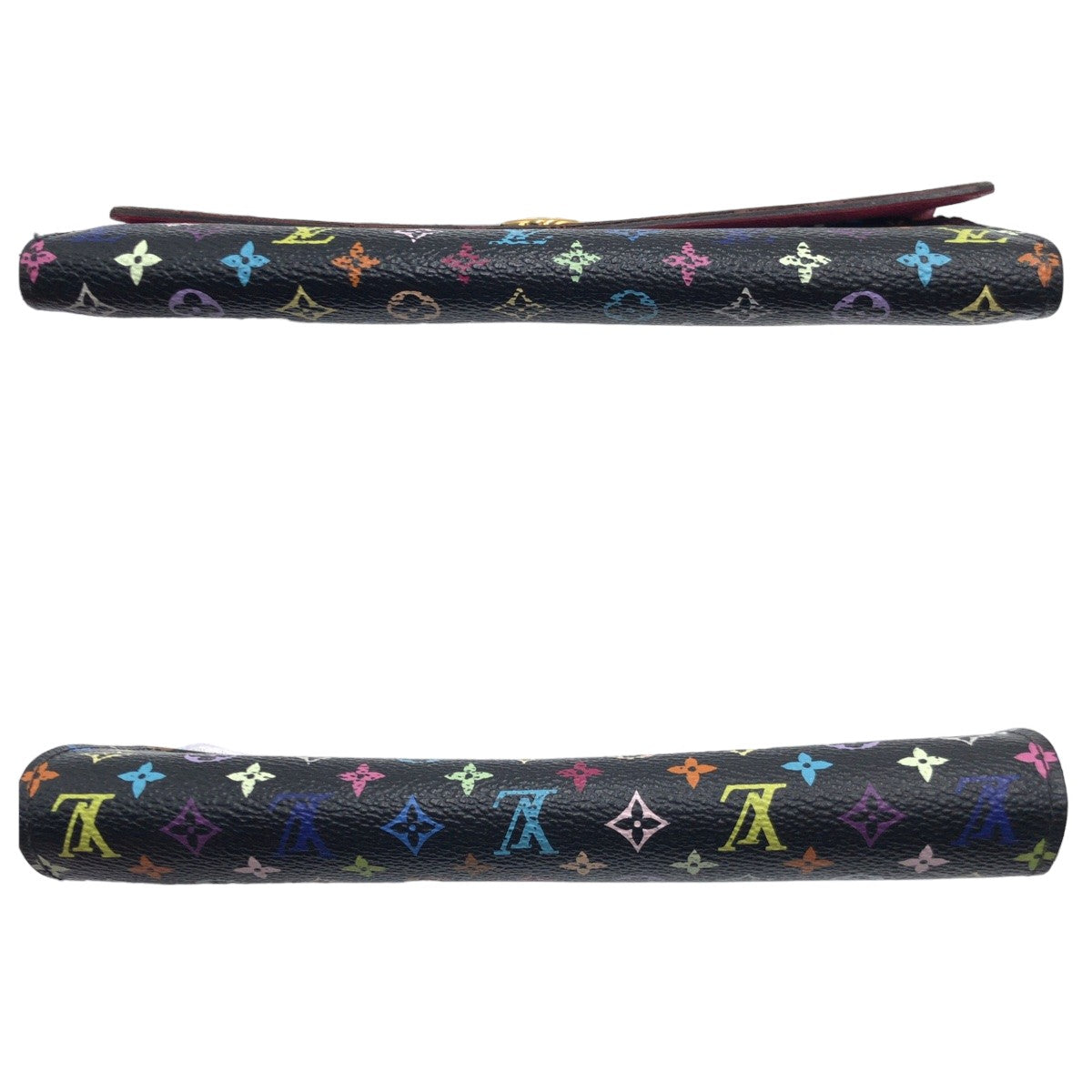 LOUIS VUITTON ルイヴィトン モノグラム  ポルトフォイユ サラ マルチカラー ブラック 黒 ノワール グルナード ゴールド金具 PVC M93747 長財布 ロングウォレット  レディース
